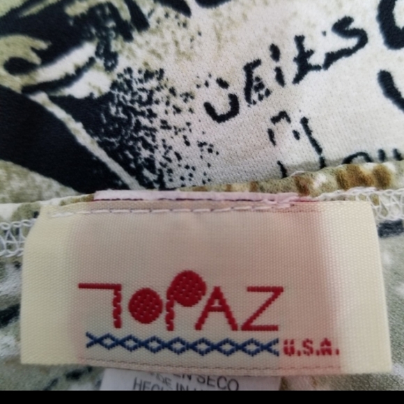 2/$15 TOPAZ HIPPIE HALTER TOP BARE BACK large - Picture 6 of 7